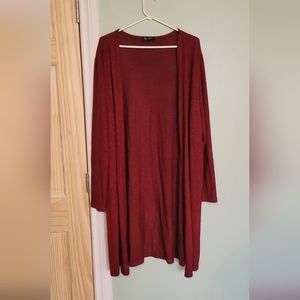 XL OPEN FRONT LONG DRESSY SWEATER